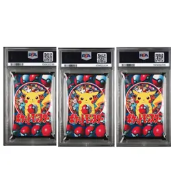 PSA10 1998 POKEMON TELEVI-KUN MAGAZINE PLAYING CARDS MOLTRES ZAPDOS ARTICUNO - Image 2