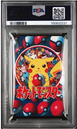 PSA 9 1998 POKEMON TELEVI-KUN MAGAZINE PLAYING CARDS MEW JOKER - Image 2