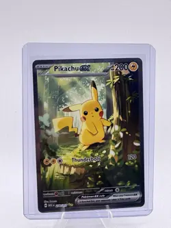 Pikachu ex SIR 276/217 Mega Evolution Ascended Heroes Pokemon Card NM Pack Fresh - Image 1