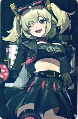 BURNICE Zenless Zone Zero ZZZ Anime Collectible Artwork Card - Image 1
