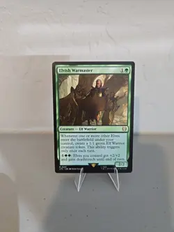 MTG Elvish Warmaster LP Commander Lord Of The Rings - Image 1