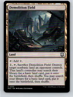 Magic the Gathering Demolition Field Modern Horizons 3 Commander MTG Free Ship - Image 1