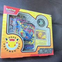 Pokemon Phantasmal Flames 2026 Day Set Booster Packs & Pikachu Promo Card - Image 1