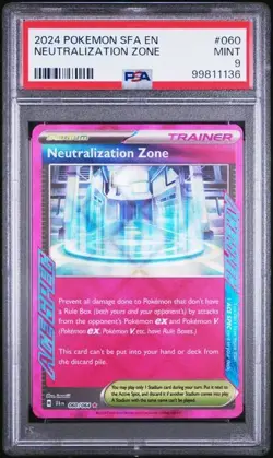 2024 Pokemon Shrouded Fable Neutralization Zone #060 ACE SPEC PSA 9 MINT - Image 1
