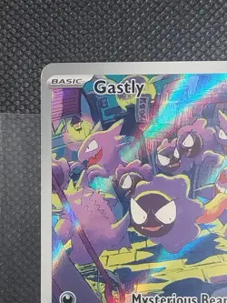 Pokemon TCG SV-Temporal Forces Gastly 177 & Haunter 027 (MEP Black Star Promo)Nm - Image 3