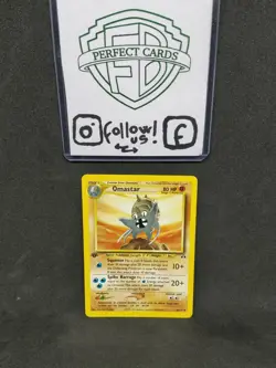 POKEMON NEO DISCOVERY 1° EDIZIONE OMASTAR NONCOMUNE 43/75 LP+ ENG - Image 1