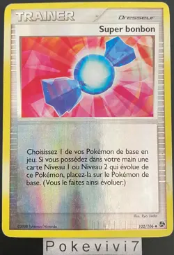 Carte Pokemon SUPER BONBON 102/106 REVERSE Diamant et Perle D&P FR OCCASION - Image 1