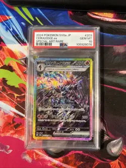 PSA 10 Ceruledge ex SAR 203/187 sv8a Terastal Festival Pokemon TCG Japanese - Image 1