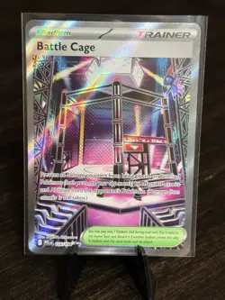 Pokemon TCG Battle Cage 116/094 Phantasmal Flames Full Art Trainer Stadium - Image 1