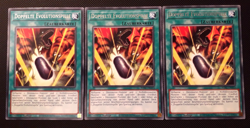 Yu-Gi-Oh! 3x Doppelte Evolutionspille, WISU-DE053, Rare, 1. Auflage, Excellent - Image 1