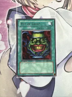 Pot of Greed European 1st Edition YuGiOh Magic Ruler MRL-E129 - Image 1