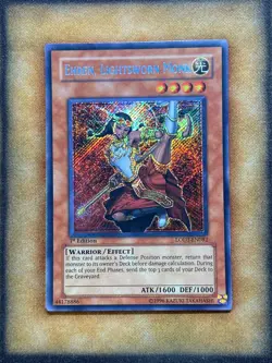 Yugioh Ehren, Lightsworn Monk LODT-EN082 Secret Rare 1st Ed MP - Image 1