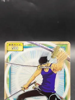 Roronoa Zoro One Piece Card Game Japanese Vintage Foil Stamping CS-W05 - Image 2