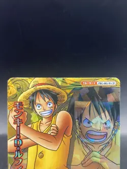 Monkey D. Luffy One Piece Berry Match Double CP Rare Holo Japanese PRC-001-W - Image 2
