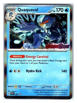 Pokemon TCG - Quaquaval - (Prerelease) - SV: Scarlet & Violet Promo Cards 005 P - Image 1