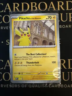 Pokemon TCG: Pikachu At The Museum Promo Card X1 - Image 1