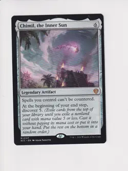 MAGIC THE GATHERING MTG COMMANDER: LORWYN ECLIPSED CHIMIL, THE INNER SUN - Image 1