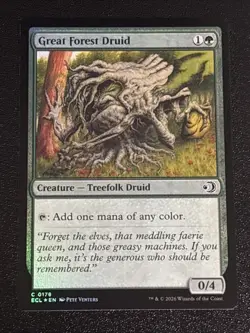 MTG Lorwyn Eclipsed Great Forest Druid Foil 0178 NM - Image 1