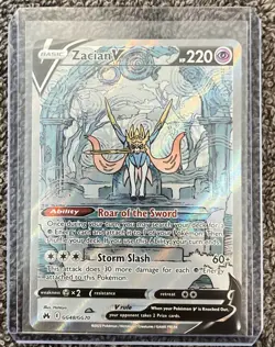 Zacian V GG48/GG70 Ultra Rare Crown Zenith Pokemon TCG - Image 1
