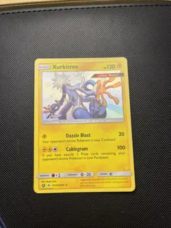 Pokemon TCG Xurkitree Hidden Fates SV14/SV94 Holo Shiny Holo Rare - Image 1