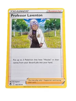 New: 2022 Pokemon TCG Professor Laventon 162 Silver Tempest Regular Uncommon - Image 1