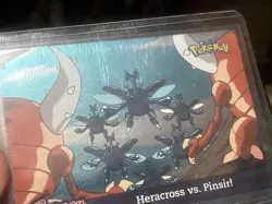 Pokemon Screen Snaps Heracross Vs Pinsir Holo TV Animation Edition - Image 3