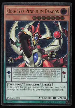 Yugioh Odd-Eyes Pendulum Dragon (UTR) DUEA-EN004 Ultimate Rare NM - Image 1