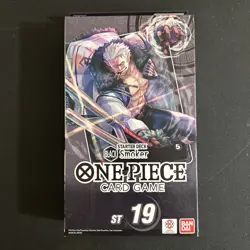 One Piece Tcg Black Smoker Starter Deck (ST-19) Brand New Sealed With PRB01 Pack - Image 1