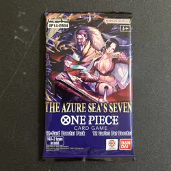 Lot Of 6 One Piece TCG Azure Sea's Seven Booster Packs OP-14 DIRECT FROM BANDAI! - Image 2