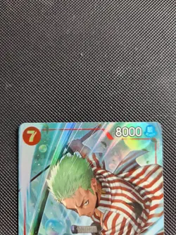 One Piece English OP14-015 Roronoa Zoro R Alt Art The Azure Sea's Seven - Image 2