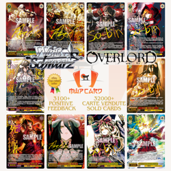 Weiss Schwarz Premium Booster Original Overlord OVL/SE54 ALL CARDS JAP - Image 1