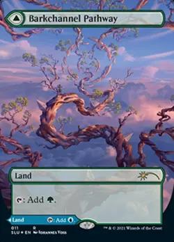 MTG - Barkchannel Pathway - Secret Lair - Light Play - Foil - Image 1