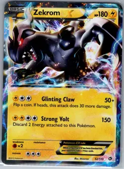 Zekrom EX BW38 Black and White Promos - Pokemon Card - NM - Image 1