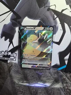 Snorlax V 141/202 - Sword & Shield NM Ultra Rare Pokemon Card - Image 1