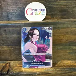 One Piece CCG 2022 Boa Hancock Box Topper Foil OP02-059 NM English Alt Art Card - Image 1