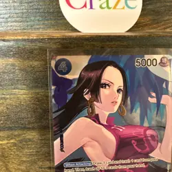 One Piece CCG 2022 Boa Hancock Box Topper Foil OP02-059 NM English Alt Art Card - Image 3