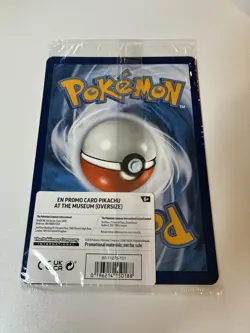 Pikachu at the Museum Jumbo Promo Card - Brand new and sealed. - Image 2