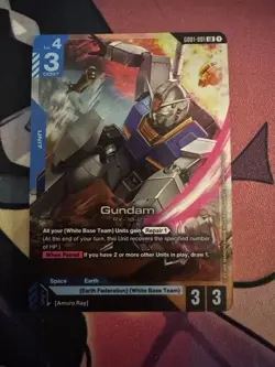 Gundam GD01-001 LR FOIL - Newtype Rising - Gundam Card Game - Image 1