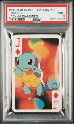 PSA9.10 1998 POKEMON TELEVI-KUN PLAYING CARDS SQUIRTLE WARTORTLE BLASTOISE set - Image 3