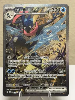 Greninja ex 132 Sv: Scarlet & Violet Promo Cards Holo Illustration Rare Full Art - Image 1