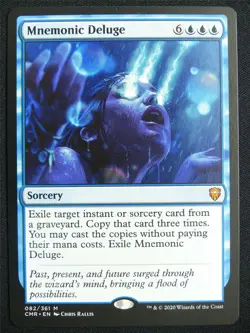 Mnemonic Deluge - CMR - Mtg Card #23O - Image 1