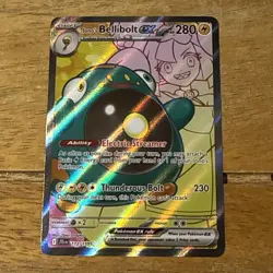 Pokemon TCG Journey Together Iono's Bellibolt EX Card 172/159 Secret Rare - Image 1