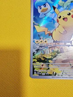 Pikachu 027 Sv: Scarlet & Violet Promo Cards Holo NM - Image 3