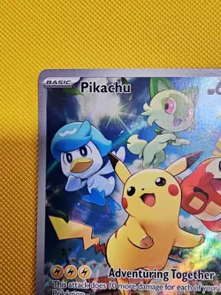 Pikachu 027 Sv: Scarlet & Violet Promo Cards Holo NM - Image 4