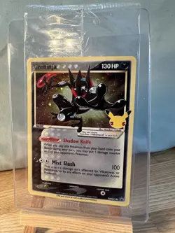 Greninja Gold Star SWSH144 Sword & Shield Black Star Promo Card Holo Sealed - Image 1