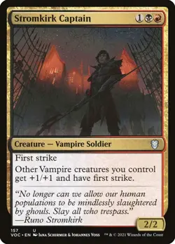 Stromkirk Captain 1x MtG Crimson Vow Commander VOC SP/NM - Image 1