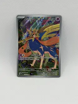Pokemon TCG-Zacian 100/094 Phantasmal Flames Illustration Rare NM - Image 1
