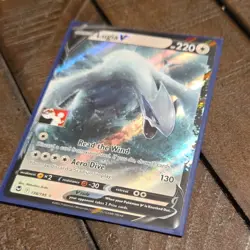 Pokemon Lugia V 138/195 Holo Prize Pack Series Ultra Rare 220HP Aero Dive 2022 - Image 1