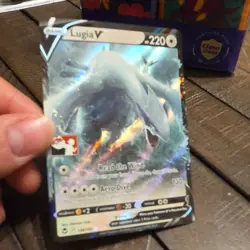 Pokemon Lugia V 138/195 Holo Prize Pack Series Ultra Rare 220HP Aero Dive 2022 - Image 4