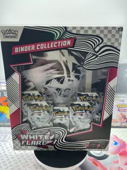 Pokemon TCG Scarlet & Violet White Flare Binder Collection Sealed - Image 1